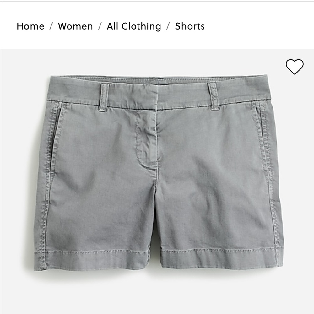 J Crew stretch chino shorts